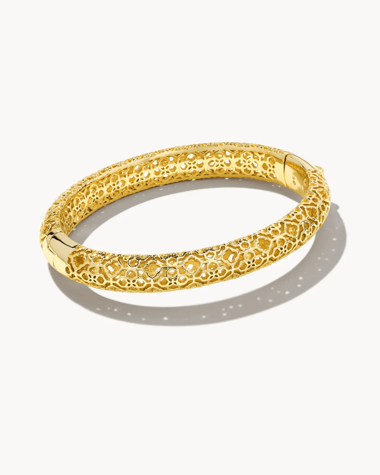 Abbie Gold Bangle Bracelet M/L - She Chester