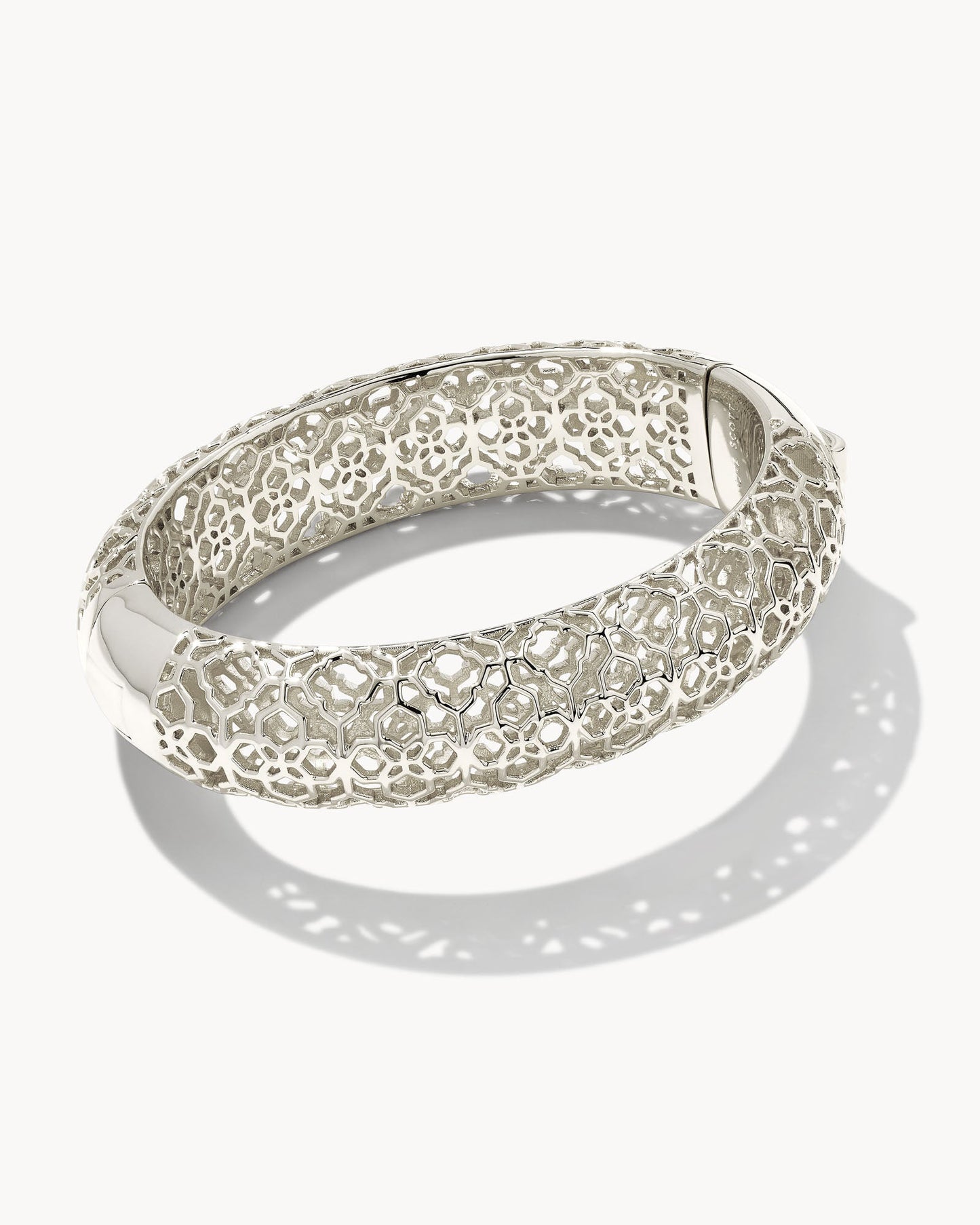 Abbie Statement Bracelet Rhodium M/L - She Chester