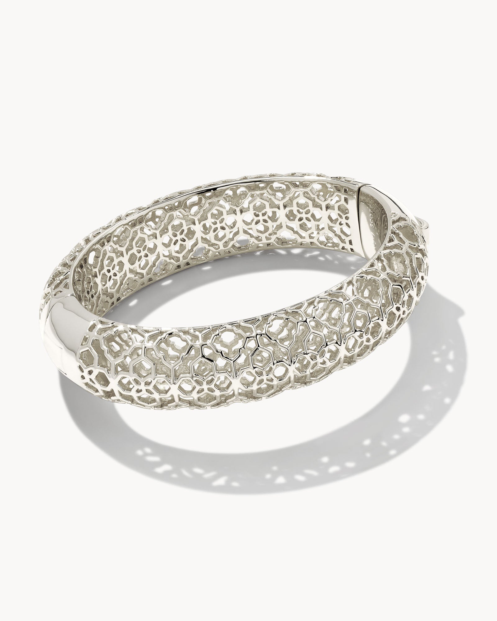 Abbie Statement Bracelet Rhodium M/L - She Chester