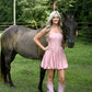 Ace High Pink Bubble Dress - She Chester