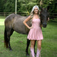 Ace High Pink Bubble Dress - She Chester