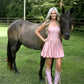 Ace High Pink Bubble Dress - She Chester