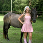 Ace High Pink Bubble Dress - She Chester