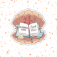 Summer Girl Book Club Vinyl Sticker – Summer Book Lover : 2.5"
