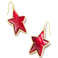 Ada Star Drop Earring Cranberry Illusion - She Chester
