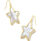 Ada Star Drop Earring Gold Ivory MOP - She Chester