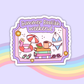 Summer Bookish Weekend Vinyl Sticker – Summer Book Lover : 2.5"
