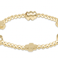 Admire Cross 3mm Gold Bracelet - She Chester