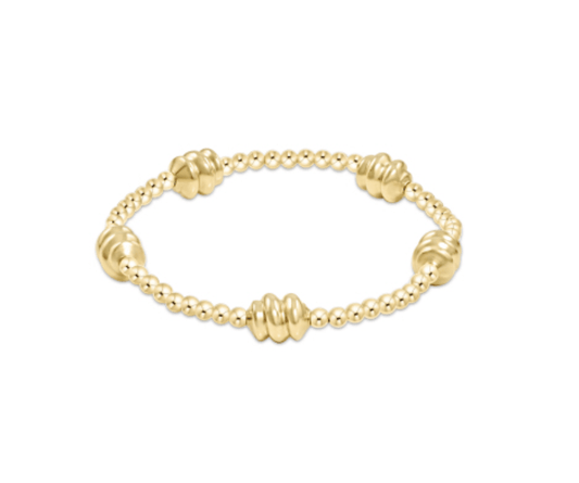 Admire Gold 3mm Bead Bracelet - She Chester