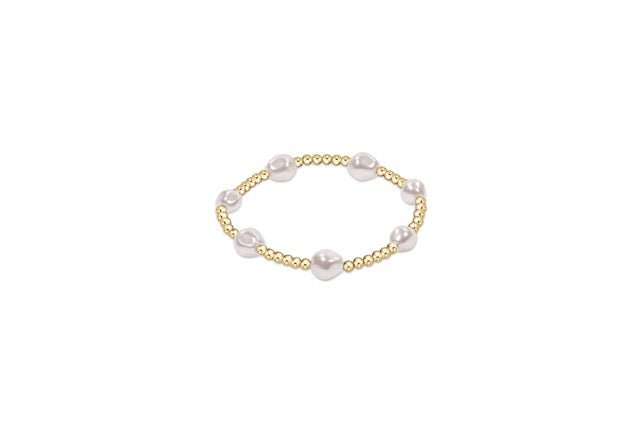 Admire Gold 3mm Bead Bracelet - She Chester