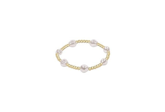 Admire Gold 3mm Bead Bracelet - She Chester