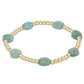 ADMIRE GOLD 3MM BEAD BRACELET - AMAZONITE - She Chester