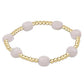 ADMIRE GOLD 3MM BEAD BRACELET - MOONSTONE - She Chester
