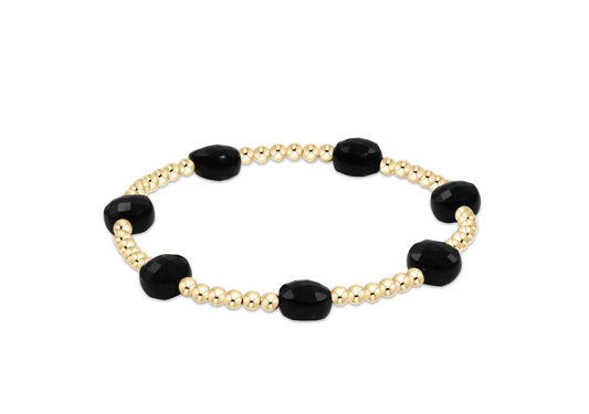 Admire Gold 3MM - Faceted Onyx - She Chester