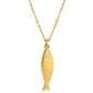 Adoni Fish Pendant Necklace - She Chester