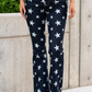 High Rise Star Flare Jeans -