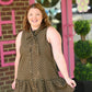 Alannah Brown Polka Dot Dress - She Chester