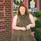 Alannah Brown Polka Dot Dress - She Chester
