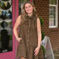 Alannah Brown Polka Dot Dress - She Chester