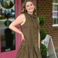 Alannah Brown Polka Dot Dress - She Chester