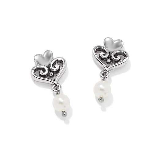 Alcazar Amor Pearl Post Drop Earrings JA0036 - She Chester