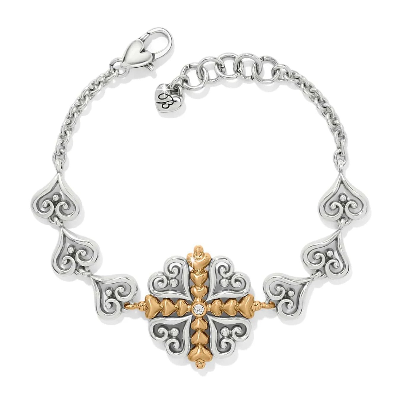 Alcazar Heart 2tn Bracelet JF0388 - She Chester