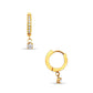 Alessia Huggie Hoop Earring - She Chester
