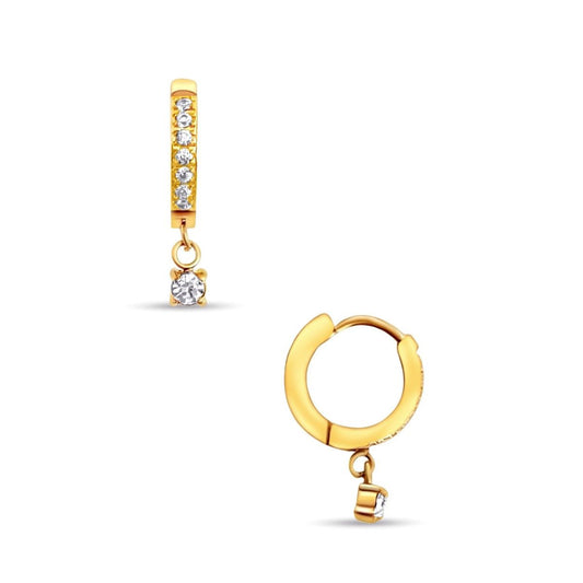 Alessia Huggie Hoop Earring - She Chester