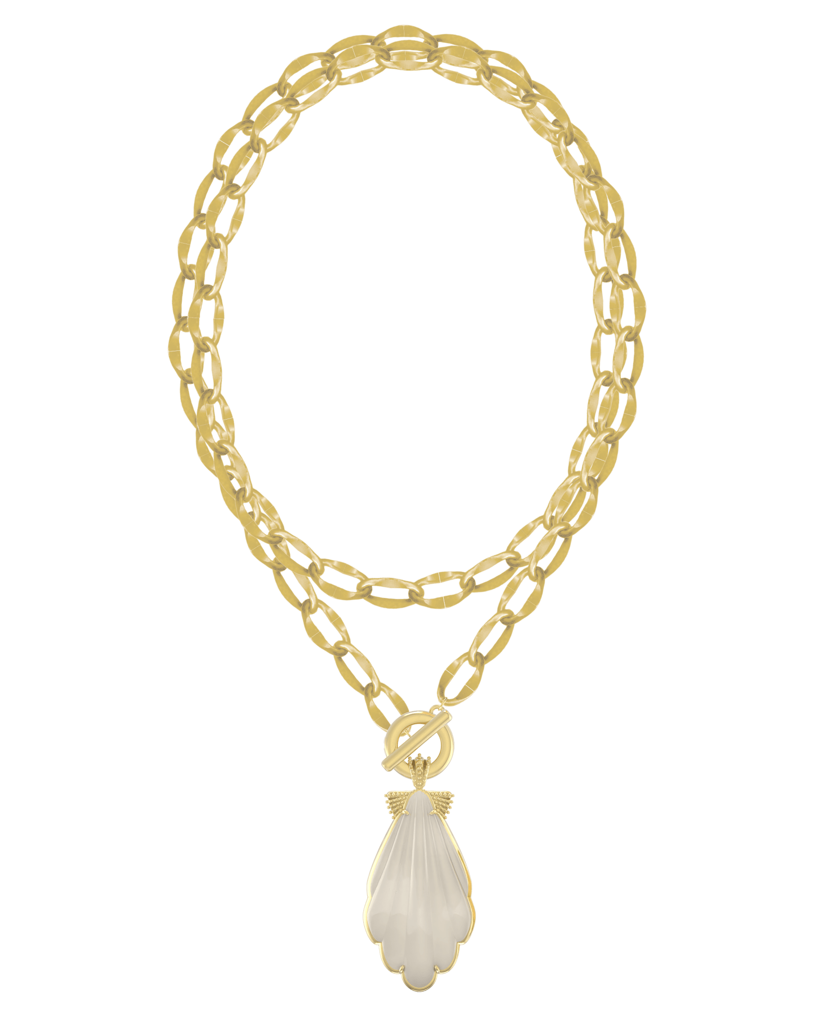 Alexa Vintage Gold Statement Necklace - She Chester