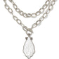 Alexa Vintage Silver Statement Necklace - She Chester