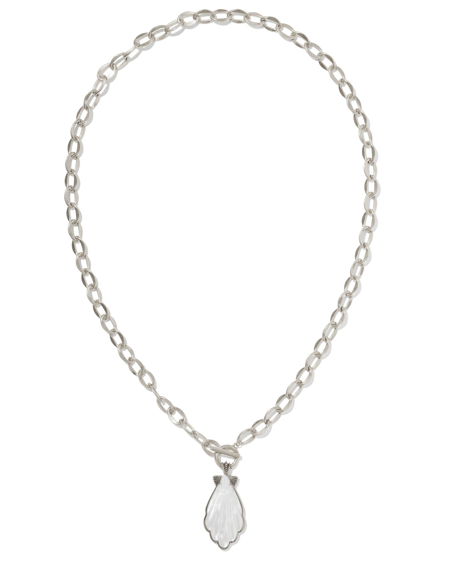 Alexa Vintage Silver Statement Necklace - She Chester