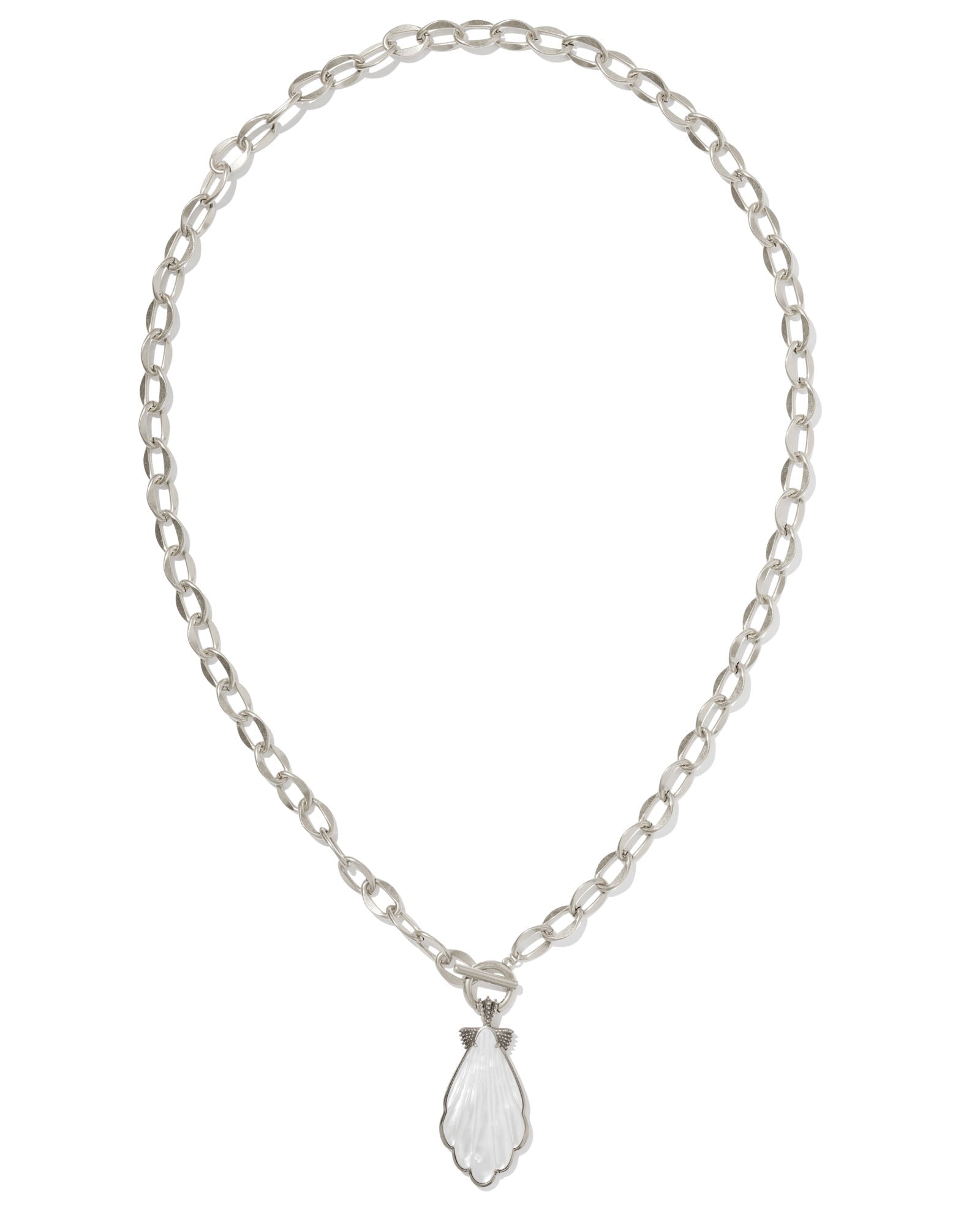 Alexa Vintage Silver Statement Necklace - She Chester