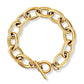 Allegra Chunky Oval Chain Toggle Bracelet - She Chester