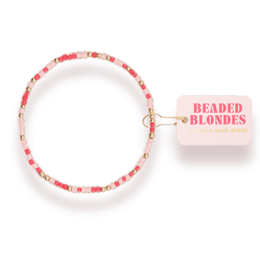 Alpha Omicron Pi Sprinkle Bracelet: Standard 6.75 inch - She Chester