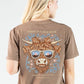 Always in a Good Mood Mineral Wash Tee - She Chester