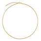 Amara Dainty Snake Chain Choker Necklace - Gold 267 - She Chester