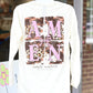 Amen Cow Print LS Tee - She Chester