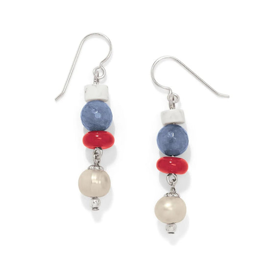 Americana Beach French Wire Earrings JA0171 - She Chester