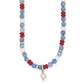 Americana Beach Pearl Charm Necklace JM0009