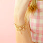 Anchor Gold Charm Bracelet: Standard 6.75 Inch / Gold - She Chester