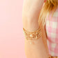 Anchor Gold Charm Bracelet: Standard 6.75 Inch / Gold - She Chester