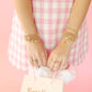Anchor Gold Charm Bracelet: Standard 6.75 Inch / Gold - She Chester
