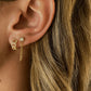 Anika Chain Huggie Gold Hoop Earring - She Chester