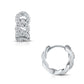 Anika Chain Huggie Silver Hoop Earring - She Chester