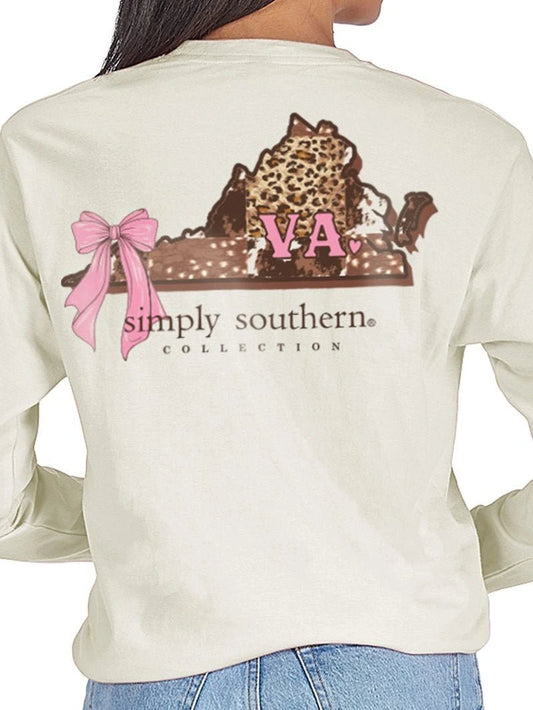 Animal Print VA LS Tee - She Chester