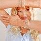 Anna Pearl Bracelet in Gold: Standard 6.75 Inch - She Chester
