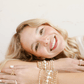 Anna Pearl Bracelet in Gold: Standard 6.75 Inch - She Chester