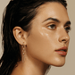 Antonia Asymmetrical Drop Chain Earring Gold - She Chester