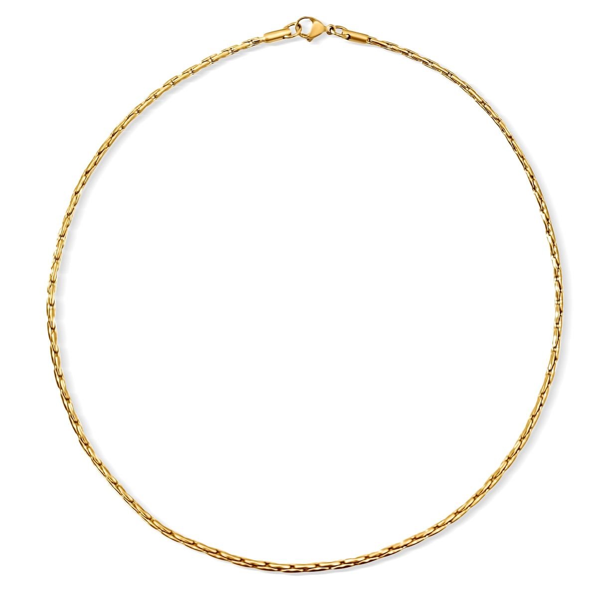 Anya Long Box Chain Necklace - She Chester