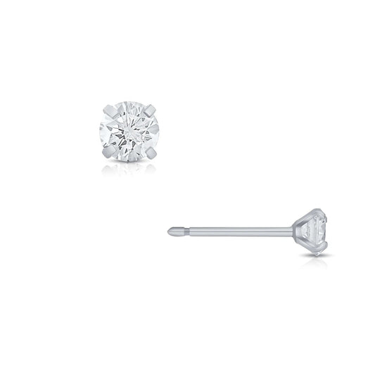 Ariana Small Silver Stud Earring - She Chester